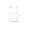Z-Lite Laurent Outdoor Pendant, 1-Light, 12 In.W x 15 In.H, Black/Clear Seedy 599P12-BK - alternate 5